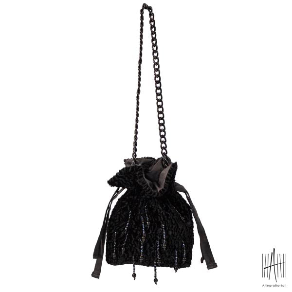 Allegra Bortoli™ | Black Faux Fur